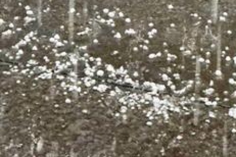 Temporal com granizo assusta Moreira Sales pelo segundo vez na semana